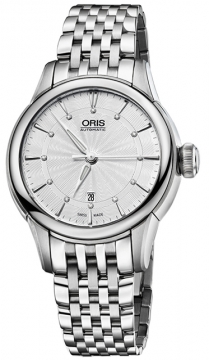 Buy this new Oris Artelier Date 31mm 01 561 7687 4051-07 8 14 77 ladies watch for the discount price of £1,105.00. UK Retailer.